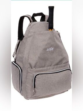 NEW In Package Tennis Backpack w/Shoe Compartment LISH Brand Bag Pickleball